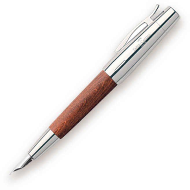 파버카스텔 이모션 우드 만년필, EF, 브라운