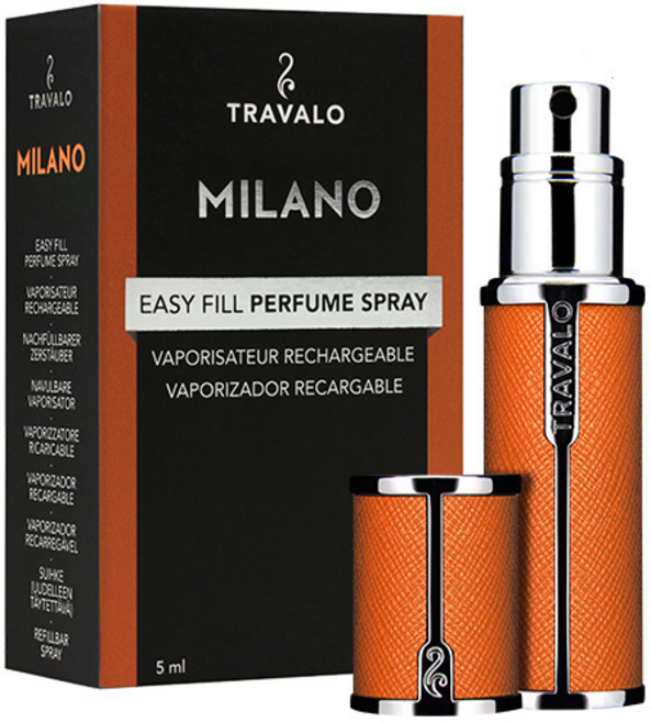 트라발로 밀라노 엔진 향수케이스, 오렌지, 1개
