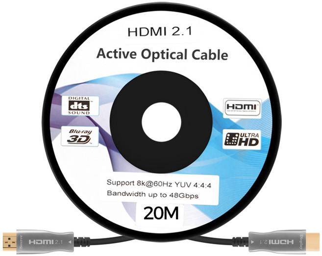 Nextu HDMI V2.1 UHD 8K AOC 光纖線 NEXT-7020HAOC-8K, 單色, 1個, 20m