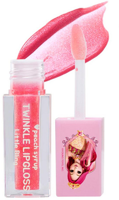 리틀블링 시크릿쥬쥬 별의여신 트윙클 어린이 립글로스 3ml, 트윙클핑크, 1개