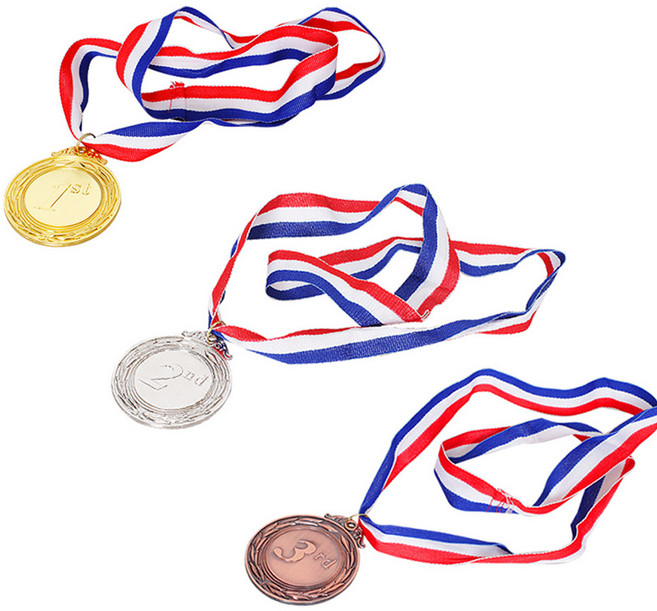 스투피드 철재 금 + 은 + 동 메달 세트, 1세트