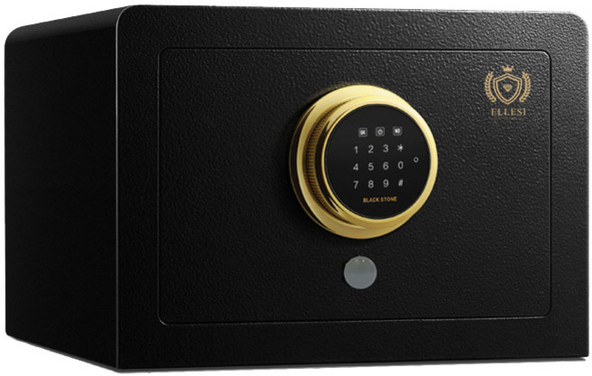 엘르시 디지털 금고 터치패드락 ELS-350H, 블랙