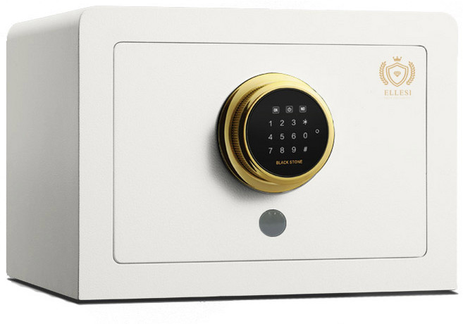엘르시 디지털 금고 터치패드락 ELS-350H, 화이트