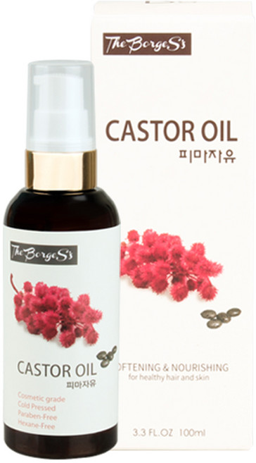 THE BORGES'S 精製蓖麻護膚油, 100ml, 1瓶