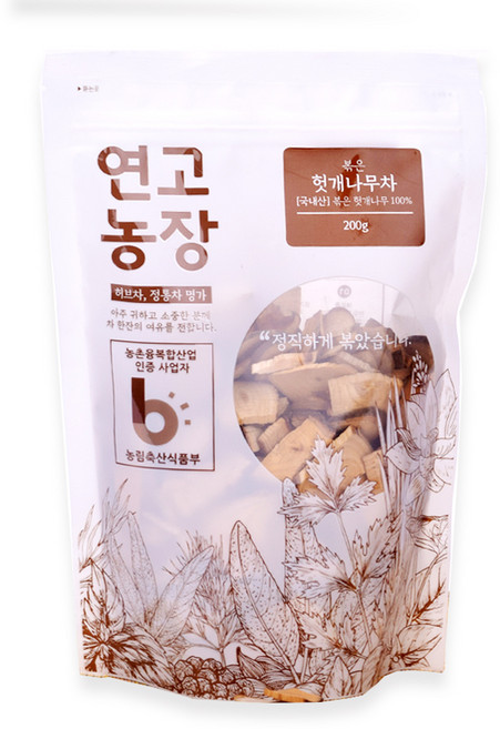 Yeongonongjang 韓國產炒枳椇子茶, 200g, 1個