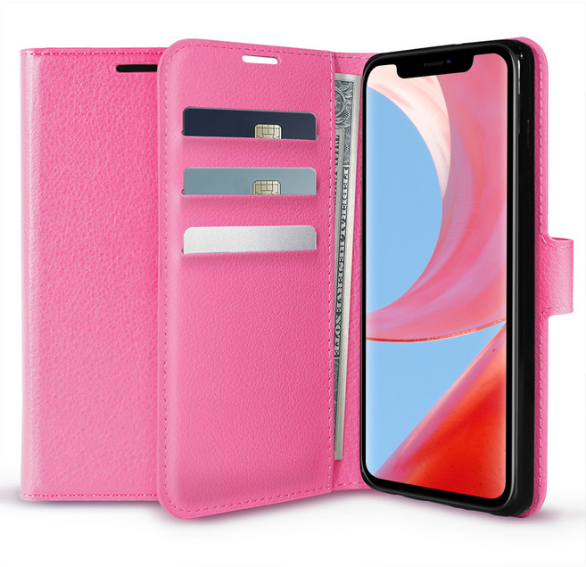 어썸디자인 텍스처드 가죽 지갑 다이어리 휴대폰 케이스