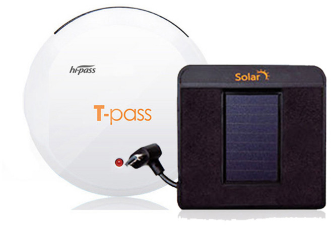 티패스 무선 하이패스 단말기 TL-720C, 화이트, 단말기 + 태양광 충전거치대