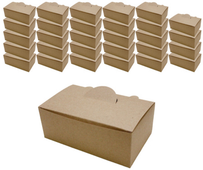 더담다 크라프트 치킨박스 대, 1개입, 30개