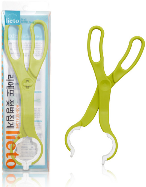 리에또 열탕소독용 젖병집게 와이드형, 1개, 그린