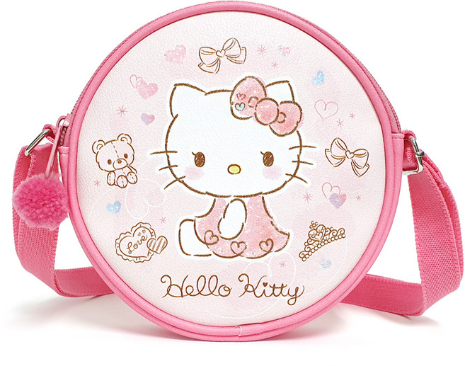 헬로키티 유아동 원형 크로스 소풍가방 KTM-RD42P