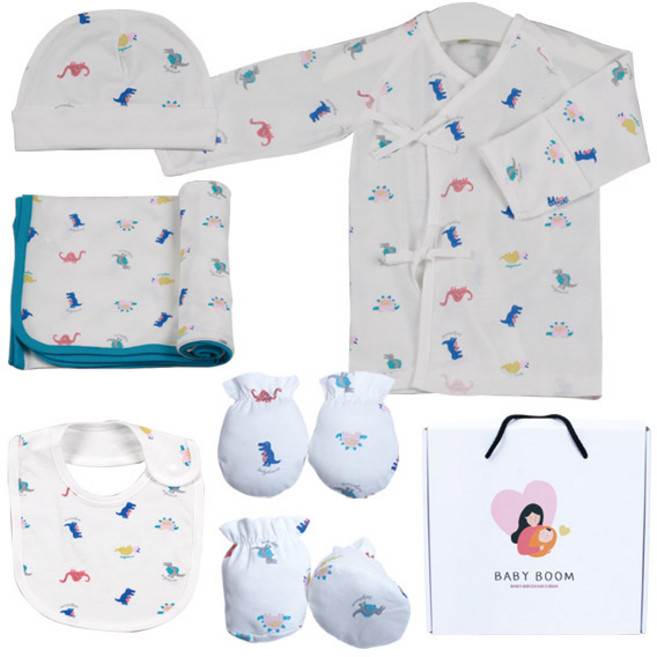 베이비붐 신생아용 다이노 출산선물세트
