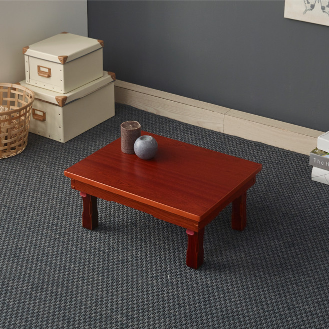 조은세상 샤벨 미니 찻상 510 x 390, 진체리, 1개