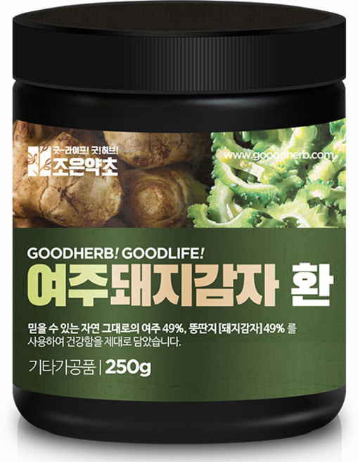 조은약초 여주 돼지감자환, 1개, 250g