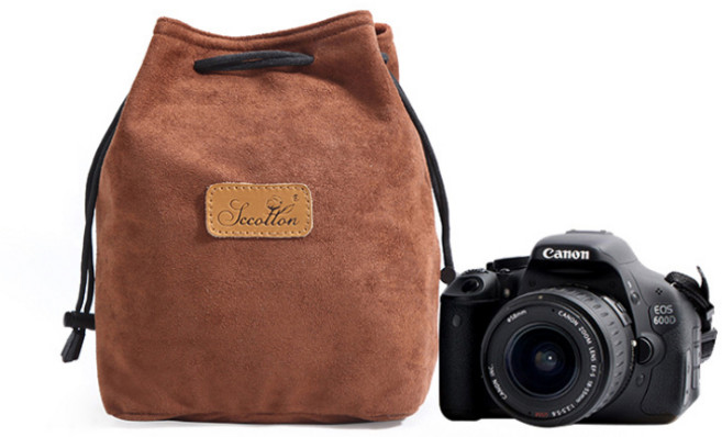 Kong K mera 防震數位相機包 M, 深棕色