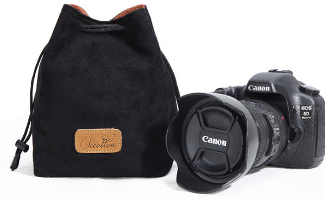 콩 K mera 충격방지 디카 파우치 L, 블랙, 1개