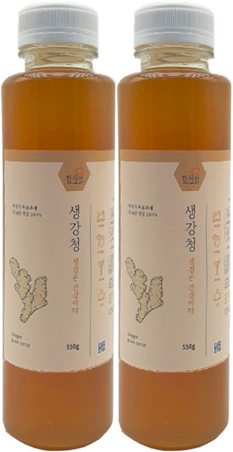 한식원 생강청 2p 세트, 550g, 2개, 1개입