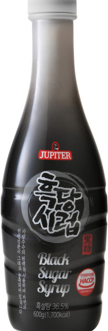 쥬피터 흑당시럽, 600g, 1개