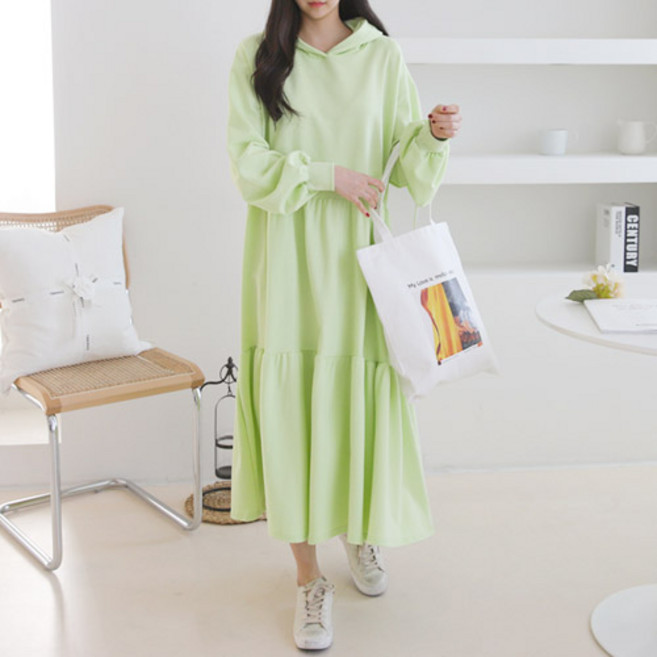 팡팡샵 R 캉캉후드 임산부 원피스