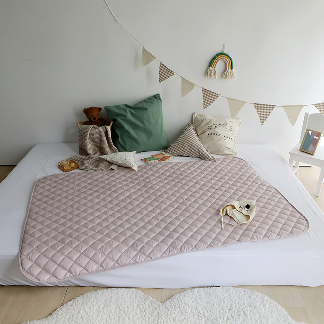 파스텔 순면 유아 방수패드, 핑크, 1개