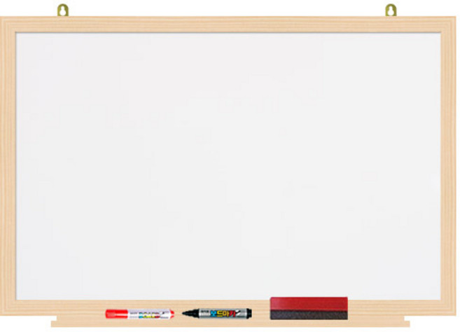 자석 화이트 보드 메이플, 나무