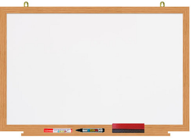 자석 화이트 보드 오크, 나무