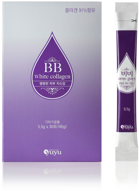 유유제약 비비 화이트 콜라겐 고함량, 30개, 5.5g