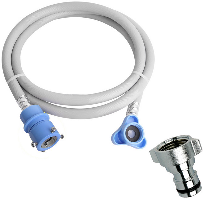 원터치 냉수용 세탁기호스 2M, 1개