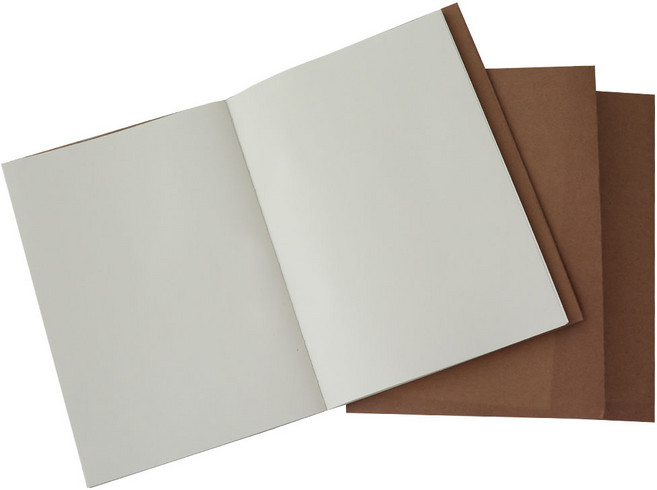 하늬통상 드로잉북 백지 62매 100g, A5, 3개