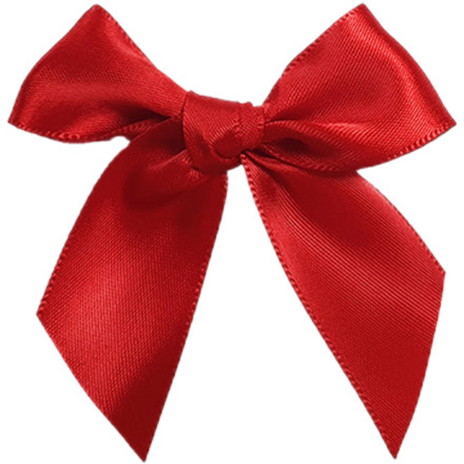 緞帶成品蝴蝶結, 30個, 紅色