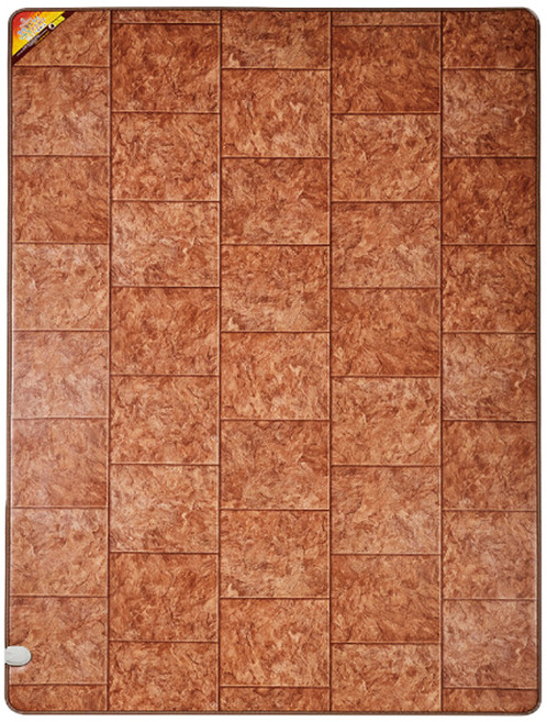 한일의료기 거실용 온돌 마루 전기 매트 레드브릭 HL-RED-2700, 183 x 270 cm