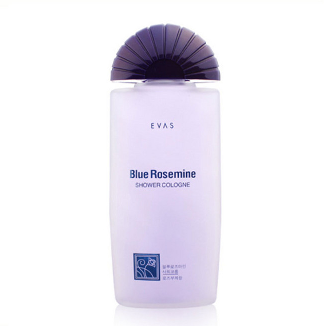 에바스코스메틱 로즈마인 블루 샤워코롱 로즈부케향, 185ml, 1개