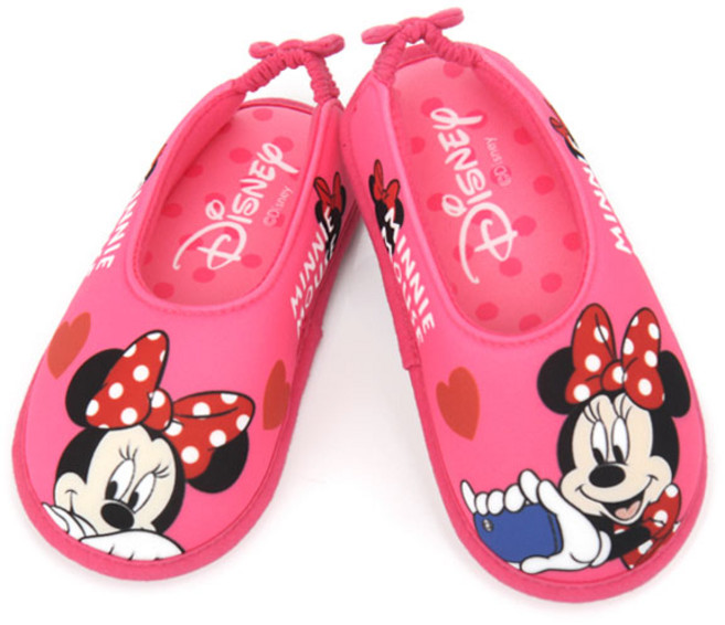 디즈니 여아용 미니마우스 포토 미끄럼방지 덧신 PN112