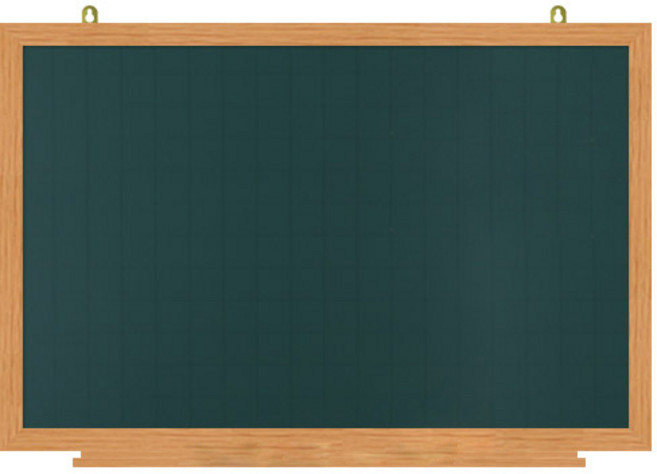 자석 분필칠판 오크, 나무