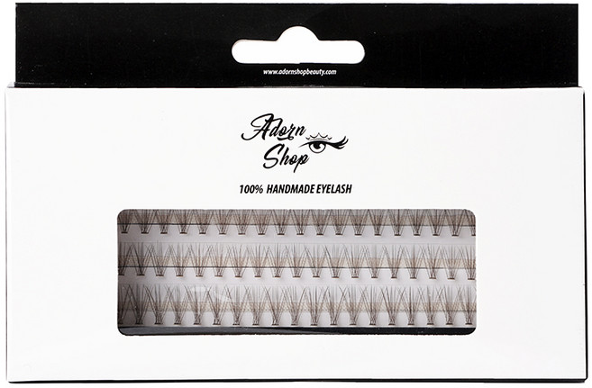 아던샵 시즌1 부분 인조속눈썹 12mm, 다크브라운, 1개