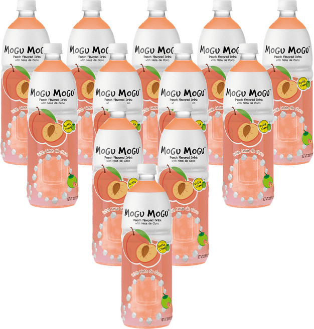 모구모구 복숭아맛 음료, 1L, 12개
