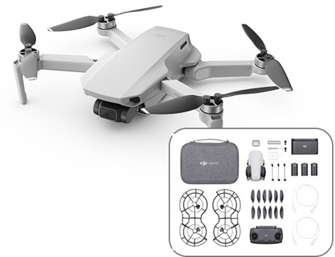 DJI 매빅 미니 드론 콤보, 혼합색상, 1개