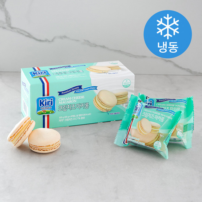 끼리 크림치즈 마카롱 (냉동), 25g, 6개입, 1개