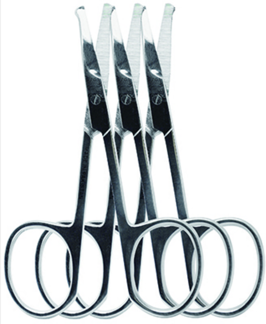 다크니스 프리미엄 코가위, 혼합색상, 3개