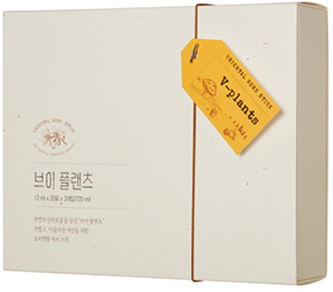 브이플랜츠 전통 차 스틱, 12ml, 60개, 20개입