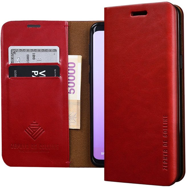 라인핏 레더 휴대폰 케이스