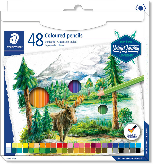 스테들러 146 육각 색연필, 48색, 1개