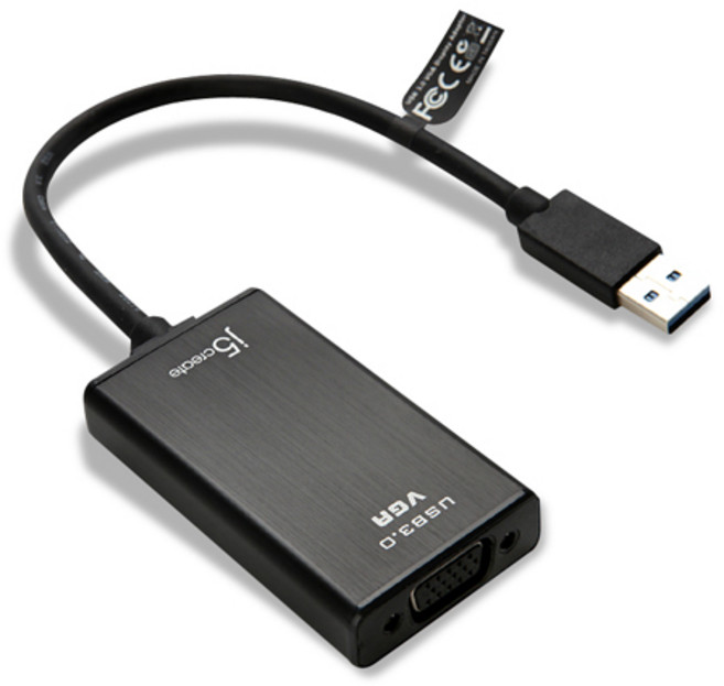 넥스트 USB3.0 to VGA 변환 외장형 그래픽카드, NEXT-JUA310, 1개