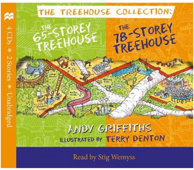 The 65 & 78 Storey Treehouse Collection 英國版 + 4CD, MacMillanUK