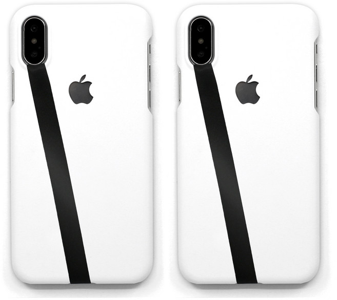 디젠트 휴대폰 핑거스트랩, 새틴 블랙, 2개