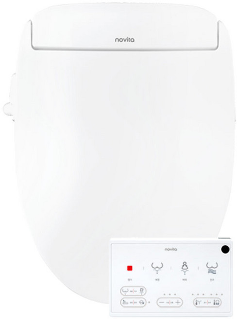 노비타 컴팩트 플러스 실속형 리모컨 전자식 위생 비데 자가설치, BD-SD600