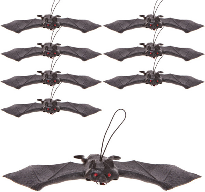 리빙다 박쥐 모형 소 8p, 혼합색상