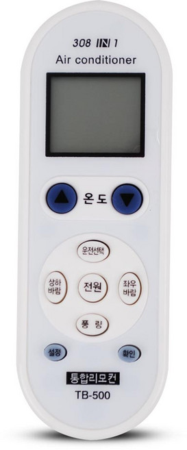 다와 LG/삼성 무설정 에어컨 통합 리모컨, TB-500, 1개