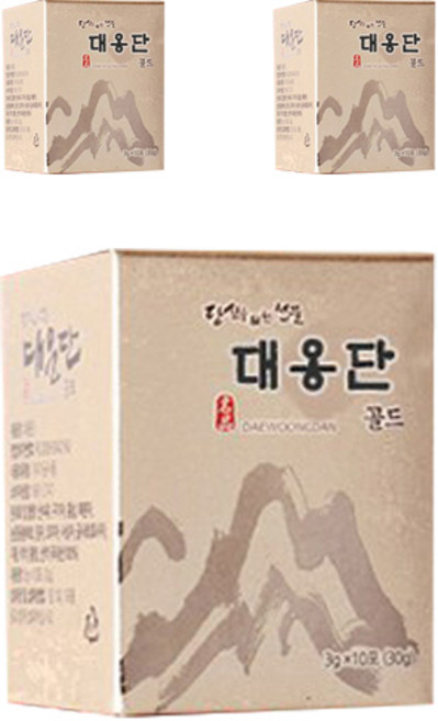 대옹단 골드 환, 3개, 30g