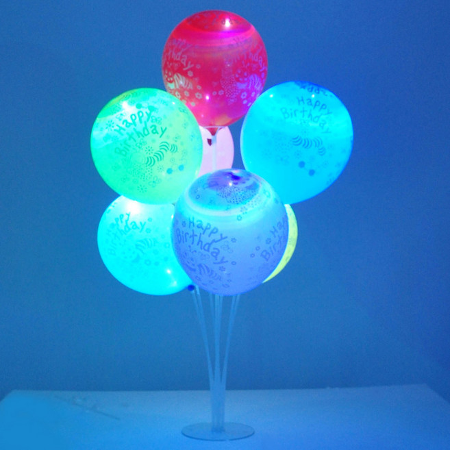 POPO FANCY LED氣球支架裝飾8入組 70cm, 生日, 1套