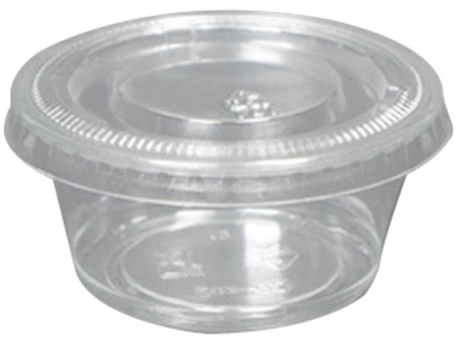 일회용 소스컵 6.3 x 3cm + 뚜껑 세트 60ml, 2500개, 1세트